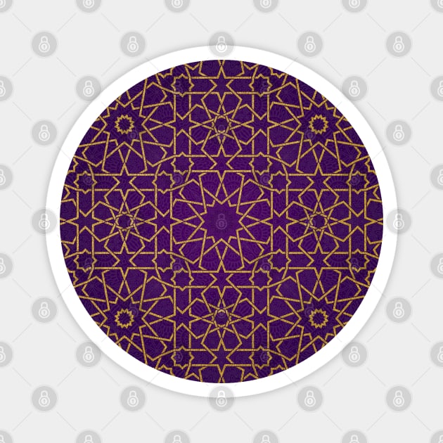 Arabic Gold pattern #15 Magnet by GreekTavern